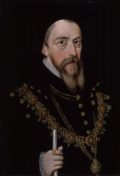 William Cecil, 1:e baron Burghley 1521-1598, efter 1572 av Unbekannt
