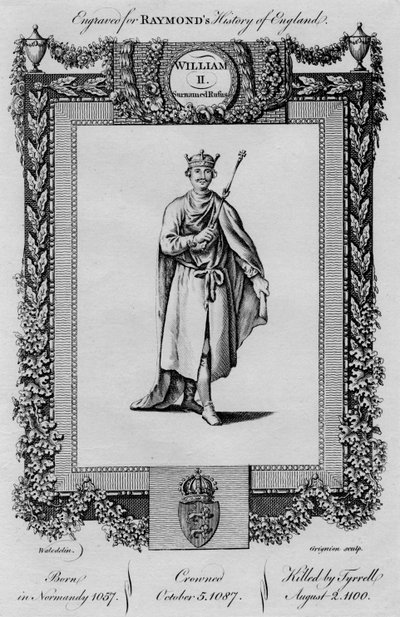 Vilhelm II. Tillnamnet Rufus, c1787 av Unbekannt