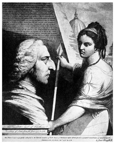 William Pitt, Earl of Chatham, brittisk politiker, 1700-talet 1956 av Unbekannt