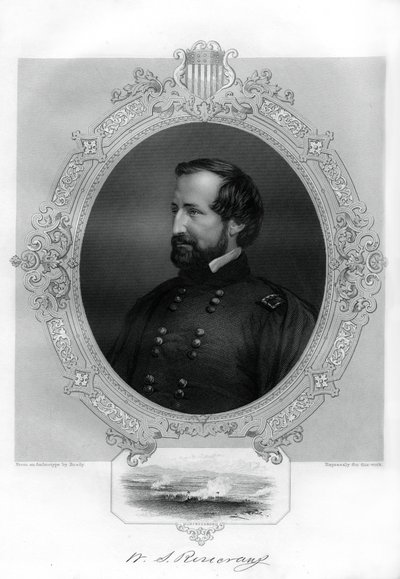 William Rosecrans, unionsgeneral under det amerikanska inbördeskriget, 1862-1867 av Unbekannt