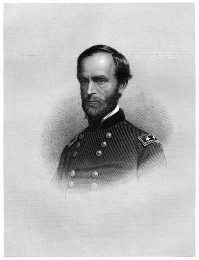 William Tecumseh Sherman, amerikansk soldat, affärsman, utbildare och författare, 1872 av Unbekannt