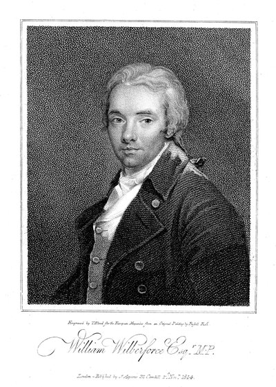 William Wilberforce, engelsk filantrop och förkämpe mot slaveri, 1814 av Unbekannt