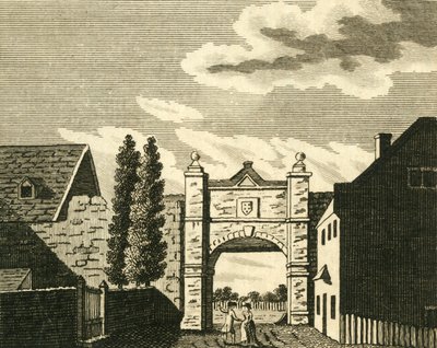 Wincheap Gate, vid Canterbury, c1786. av Unbekannt