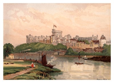 Windsor Castle, 1880 av Unbekannt