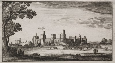 Windsor Castle från sydost, 1600-talet. av Unbekannt