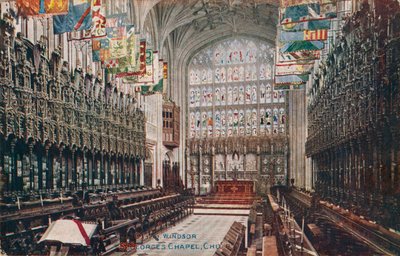 Windsor, St. Georges kapell, kör c1916 av Unbekannt