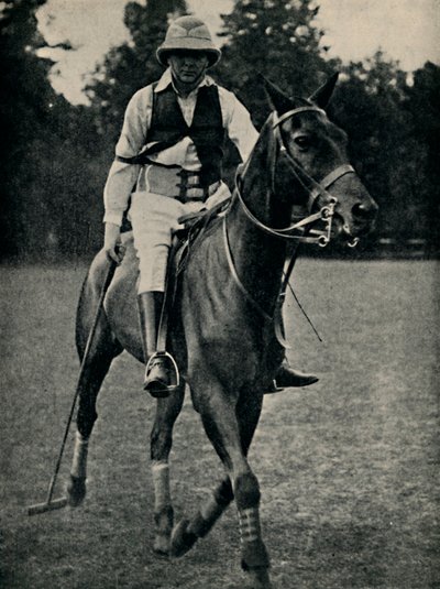 Winston Churchill spelar polo, 1920-talet, 1945. av Unbekannt
