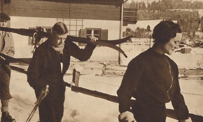 Vintersport, Österrike, 1935, 1937 av Unbekannt