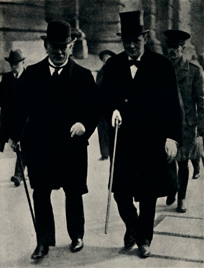 Med David Lloyd George, 1917, 1945. av Unbekannt