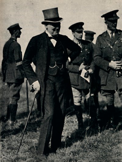 Med Sir Henry Wilson på Rhen, 1919, 1945. av Unbekannt