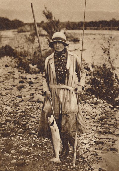 Med en fångst vid Tokanu, Nya Zeeland, c1927, 1937 av Unbekannt