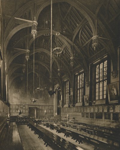 Inom The Magnificent Hall of Lincolns Inn, c1935. av Unbekannt