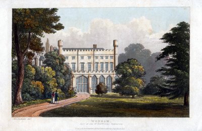 Wonham, Surrey, säte för Lord Templeton, c1827 av Unbekannt