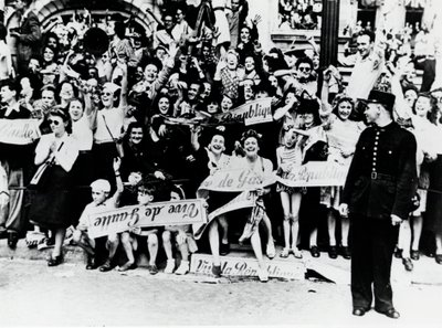 Andra världskriget: Paris befrielse, 1944. av Unbekannt