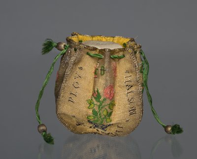 Vävd plånbok, 1700-tal. av Unbekannt