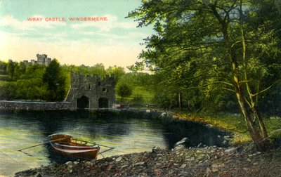 Wray Castle, Claife, Lancashire, tidigt 1900-tal av Unbekannt