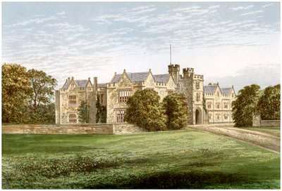Wytham Abbey, Oxfordshire, hem för Earl of Abingdon, c1880 av Unbekannt