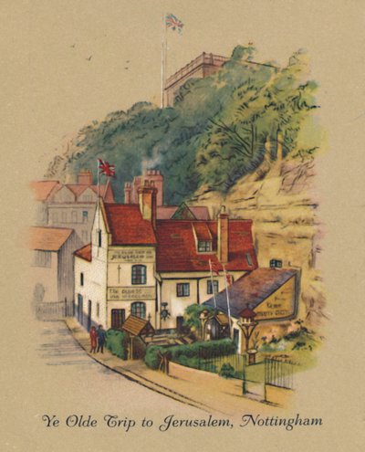 Ye Olde resa till Jerusalem, Nottingham, 1939 av Unbekannt