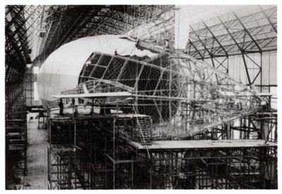 Zeppelin LZ 126 under konstruktion, Friedrichshafen, Tyskland, 1924 1933 av Unbekannt