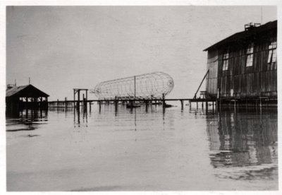 Zeppelin LZ 6 under konstruktion, Tyskland, 1909 1933 av Unbekannt