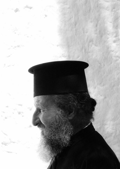 präst för den ortodoxa kyrkan på Kreta (påve) Kreta 1985 av Unbekannt