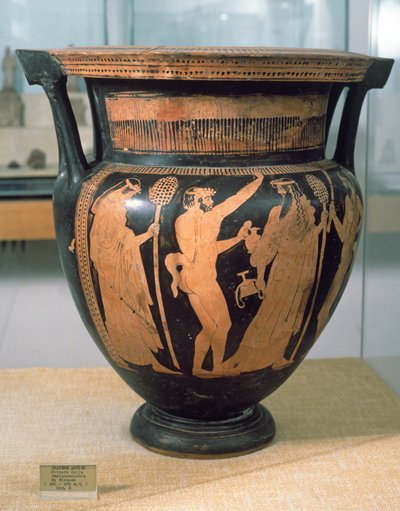 Svartfigur krater, av Kentaurernas målare, c.480-470 f.Kr. av Unbekannt Unbekannt