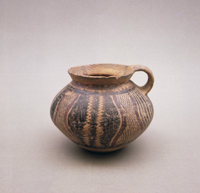 Kinesisk lergodsburk, c.2500 f.Kr av Unbekannt Unbekannt
