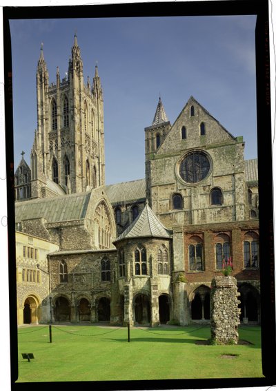 Exteriör vy av Canterbury Cathedral, Kent av Unbekannt Unbekannt