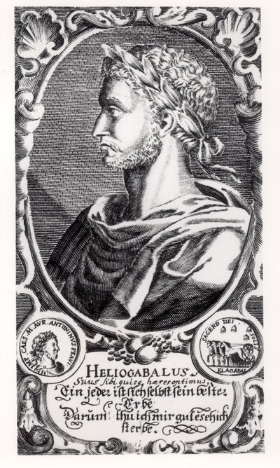 Heliogabalus (204-222 e.Kr.) av Unbekannt Unbekannt