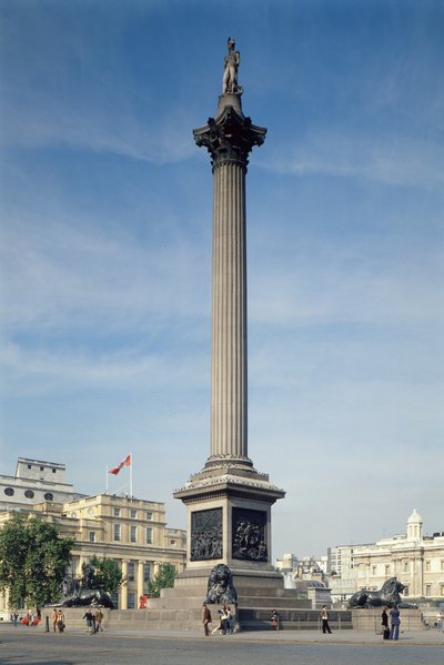 Nelsons Column, byggd 1840-43 av Unbekannt Unbekannt