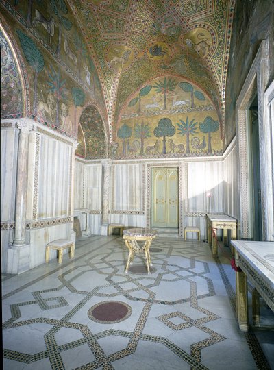 Sala di Ruggero av arabiska och bysantinska hantverkare, Palazzo dei Normanni, Palermo, Italien av Unbekannt Unbekannt