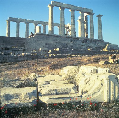 Poseidons tempel, c.430 f.Kr av Unbekannt Unbekannt