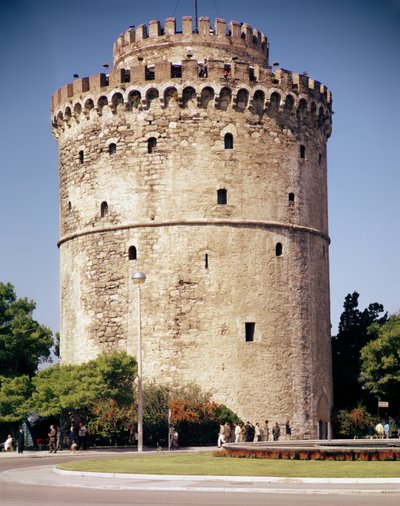 Det vita tornet, som byggdes under Suleiman den magnifike (1520-66). av Unbekannt Unbekannt