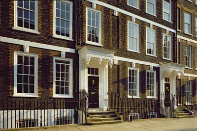 Två hus i Queen Annes Gate, Westminster, London av Unbekannt Unbekannt