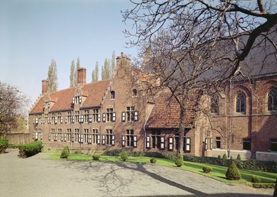 Utsikt över Abbedissans hus (se även 208605, 208606, 375106 och 375107) av Unbekannt Unbekannt