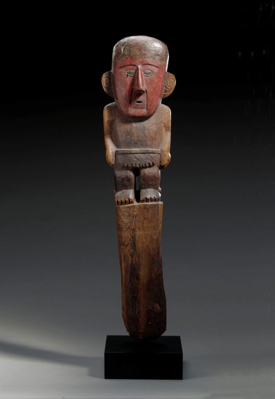 En figurmärke i Chimu-trä, ca 1100-1400 av Unbekannt