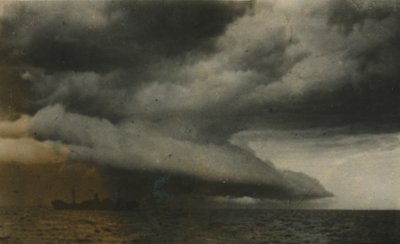 Ein Taifun in Ghinewantua von 