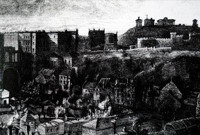 Utsikt över Edinburgh av Unbekannt