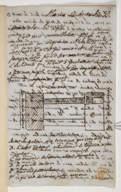 Lägg till MS 36718 f.510 Brev till Panizzi av Unbekannter Künstler