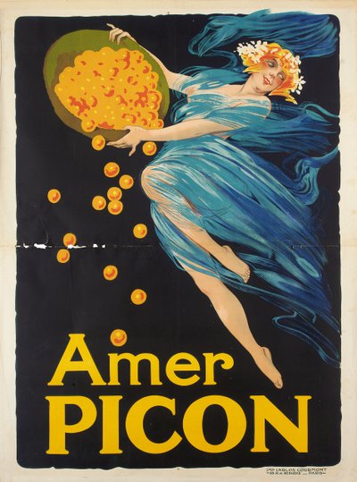 Reklamaffisch för aperitif Amer Picon av Unbekannt