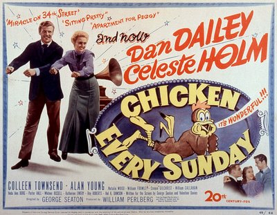 Affisch för filmen Chicken every Sunday av George Seaton 1942 av Unbekannt
