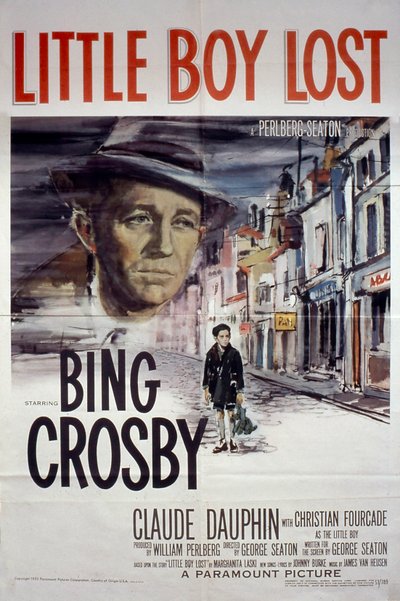Affisch för filmen "Little Boy Lost" av GeorgeSeaton med Bing Crosby och Claude Dauphin 1953 av Unbekannt