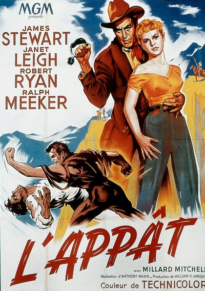 Affiche av filmen The Naked Spur av AnthonyMann 1953 av Unbekannt