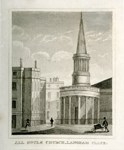 All Souls Church, Langham Place av Unbekannt