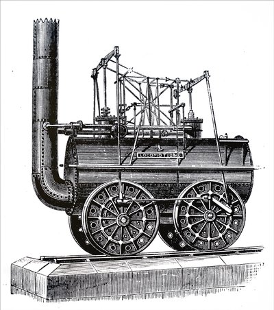 Ett motorlok som jag byggde av George Stephenson av Unbekannt