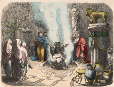 Antikens Grekland: Shrine to Apollo: The Oracle at Delphi av Unbekannt