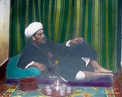 Arab dricker te av Unbekannter Künstler