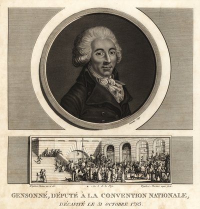 Armand Gensonne (1758-1793), fransk politiker och vice konventet av Unbekannt