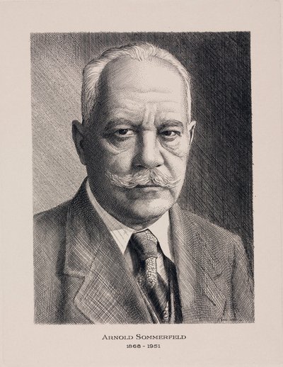Arnold Sommerfeld, tysk fysiker, c1930 av Unbekannt