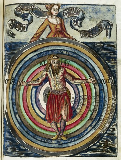 1500-talets astronomi: Ptolemaios system av Unbekannt